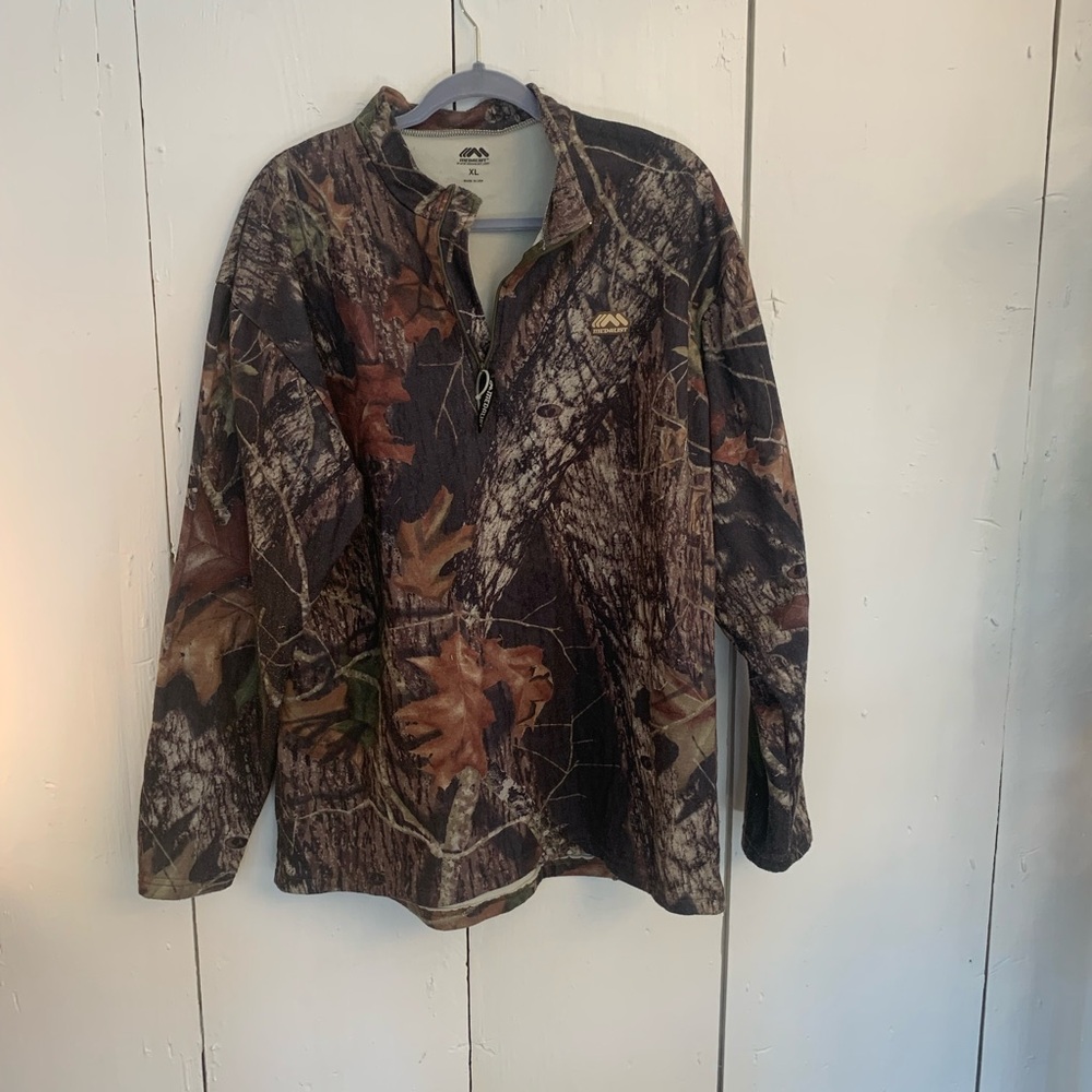 Men's Camouflage Zip-Up Sweater